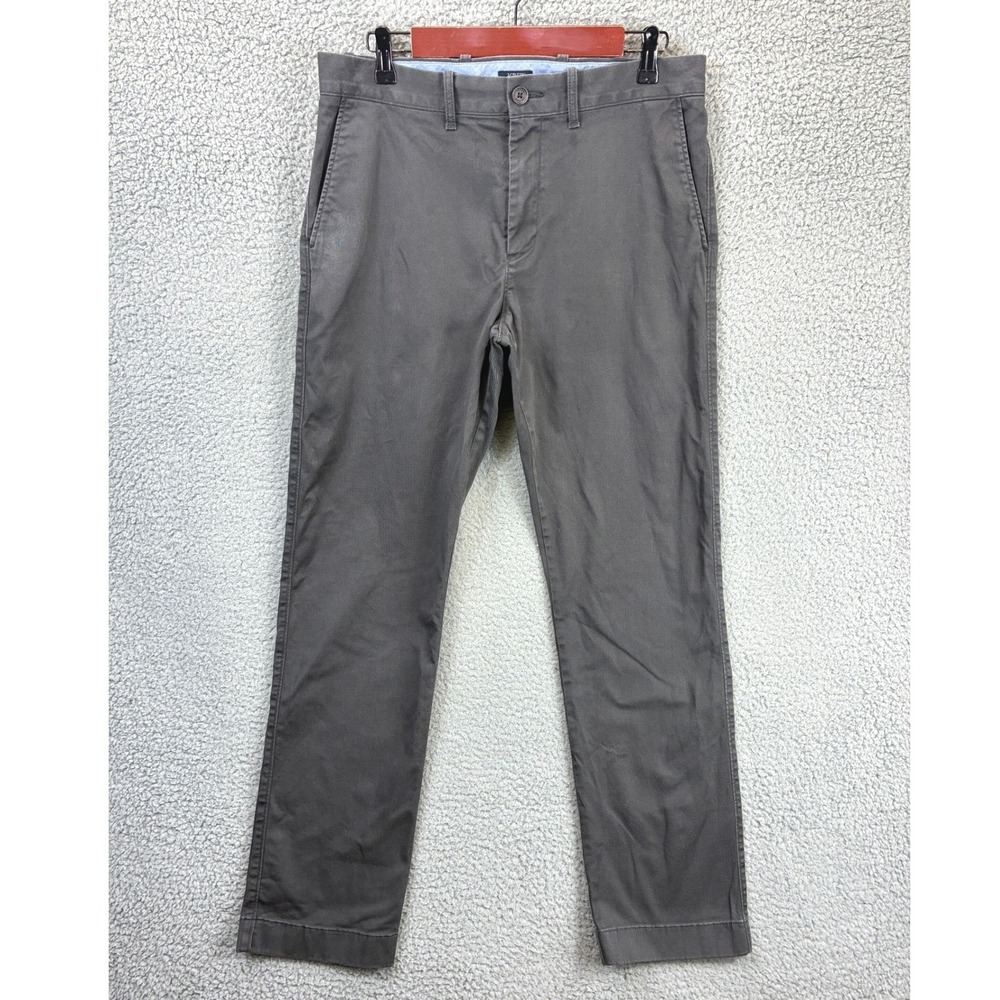 J.Crew Original Straight Chino Pants Mens 32x32 Gray Business Casual Preppy